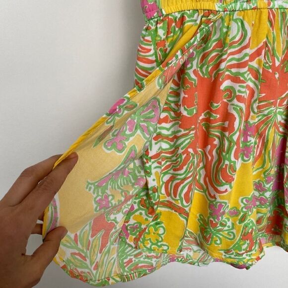Lilly Pulitzer x Target Challis Romper Happy Place - Picture 6 of 12